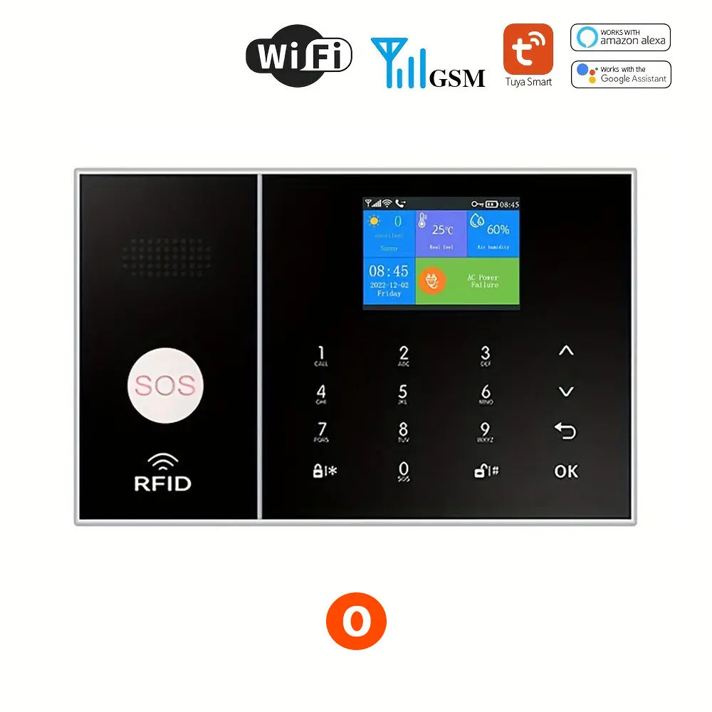 Home Security Tuya Home Alarm Wireless Smart System 2G GSM Wifi Home Child Safety protection Anti-theft Camera automation - 画像 (24)