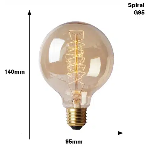 E27 Retro Edison Lamp Bulb AC 220V 40W ST64 G80 G95 G125 T225 Incandescent Lamp Dimmable Vintage Edison Light bulb - 画像 (12)