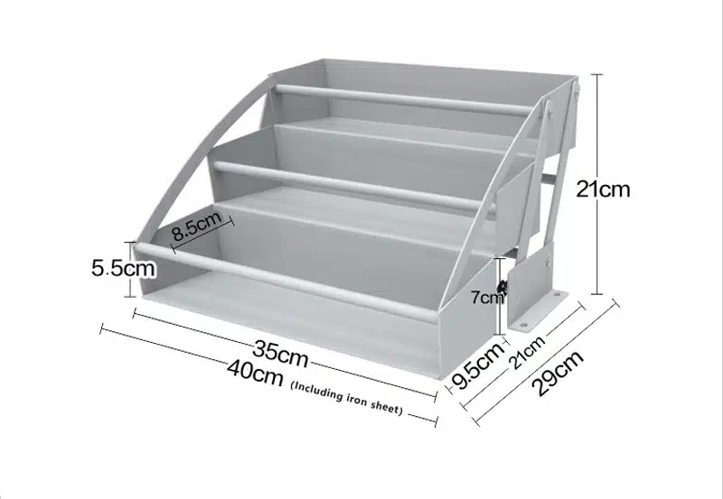 Kitchen high cabinets storage rack lifting Pull basket hanging cabinets pull-down shelves seasoning racks - 画像 (8)