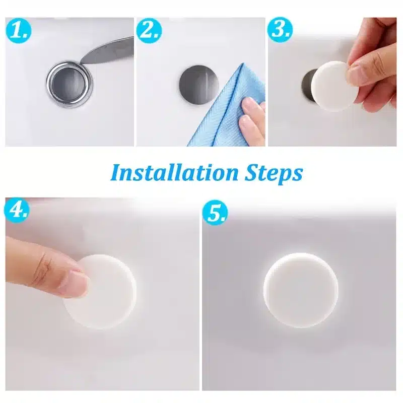 2/4/8/16PC Bathroom Rubber Wash Basin Overflow Ring Kitchen Sink Washbasin Drain Seal Stopper Bathtub Drain Cap Plug Accessories - 画像 (5)