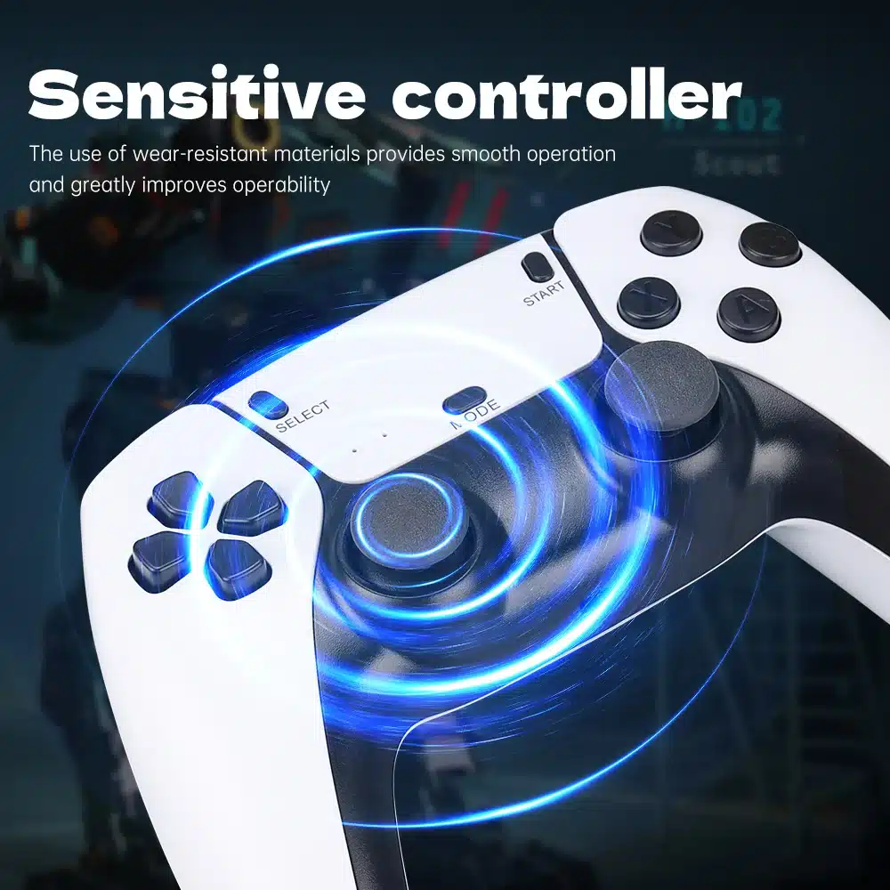 M15 4K Game Stick Mini TV Retro Video Game Console Wireless Gamepads Controller Handheld Game 128G 30000+ Games HD Output - 画像 (4)
