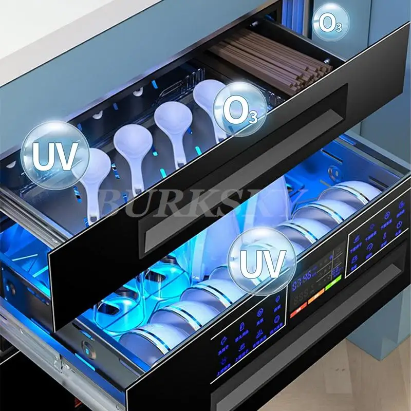 Kitchen Storage Supplies Built-in Disinfection Kitchen Cabinet And Storage 120L Capacity High Temperature Disinfection Cupboard - 画像 (2)