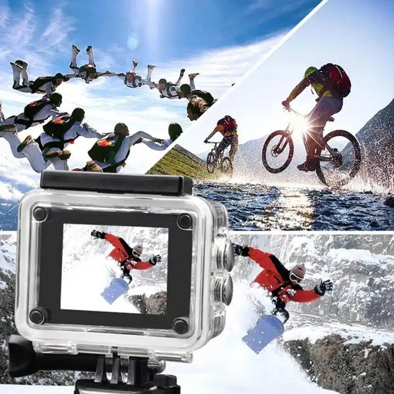 4K Action Camera 1080P/30FPS WiFi 2.0" 170D Underwater Waterproof Helmet Video Recording Camera Sports Cameras Outdoor Mini Cam - 画像 (5)