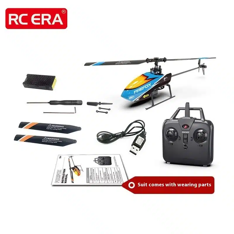 Helicopter Novice White Entry Machine Rc Era Remote Control Helicopter C129 Single Propeller Aileron-Free Boy Holiday Gift - 画像 (7)