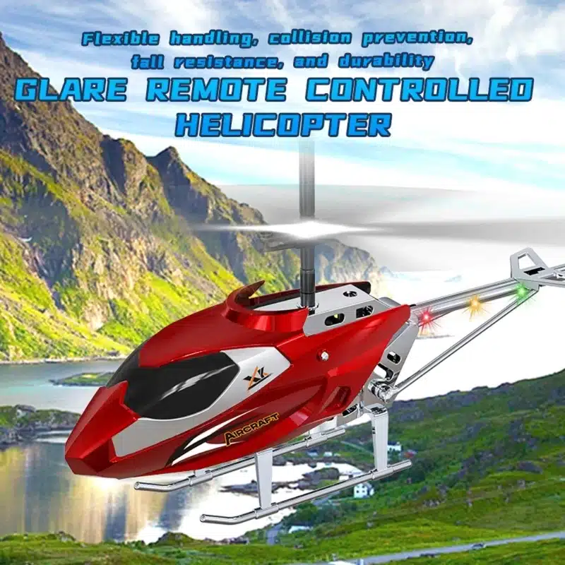 3.5CH RC Helicopter XK913 Light Up Fall Resistant Kids Flying Toy Beginner Friendly Remote Control Gift for Boys Ages 6+ - 画像 (4)