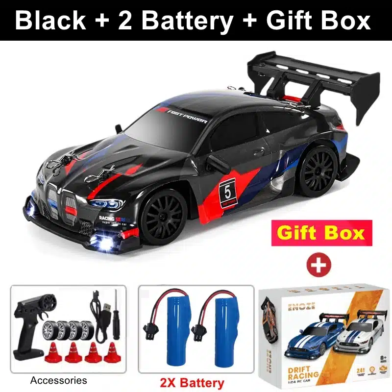 4WD RC Car With LED Remote Control Cars High Speed Fast Drift Racing 2.4G Radio RTR Vehicle GTRPRO Model Toy Kids Children Gift - 画像 (19)