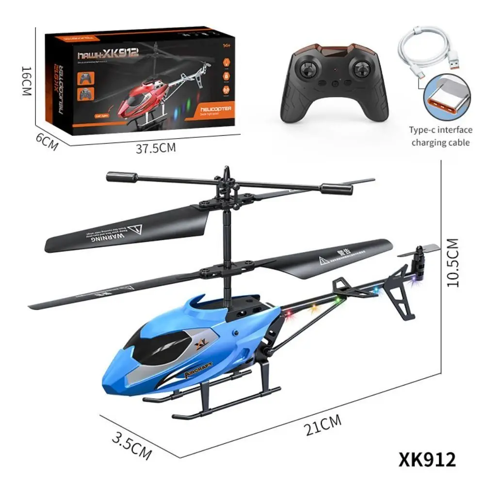 RC Helicopter 3.5CH 2.5CH Remote Control Airplane USB Charging Fall Resistant Collision Wireless Aircraft Children's Day Gifts - 画像 (11)