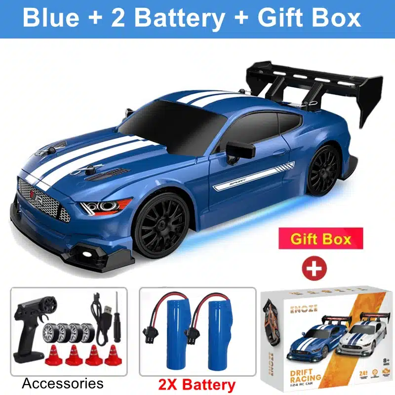 4WD RC Car With LED Remote Control Cars High Speed Fast Drift Racing 2.4G Radio RTR Vehicle GTRPRO Model Toy Kids Children Gift - 画像 (12)