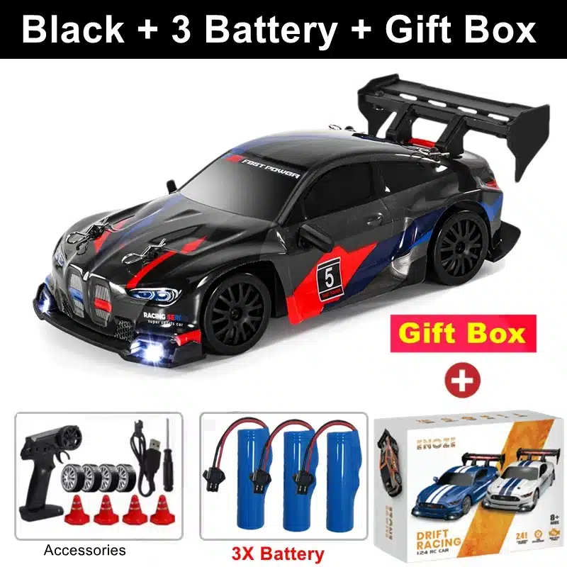 4WD RC Car With LED Remote Control Cars High Speed Fast Drift Racing 2.4G Radio RTR Vehicle GTRPRO Model Toy Kids Children Gift - 画像 (18)