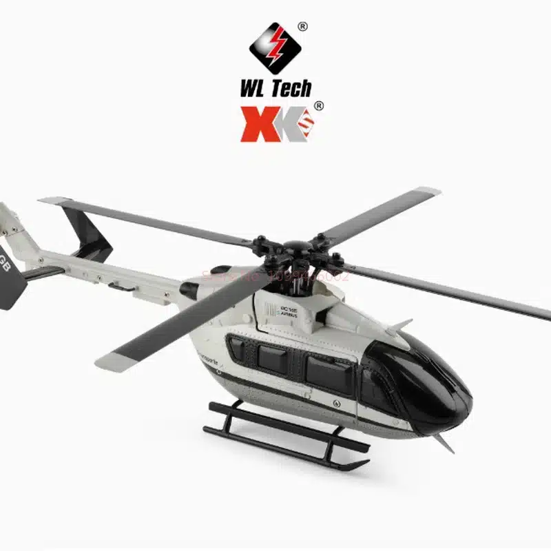 Wltoys 2025 K160 4-Way Brushless Rc Helicopter Ec-145 Simulation Model Remote Control Toy For Kids And Adults In Stock Gift Idea - 画像 (5)