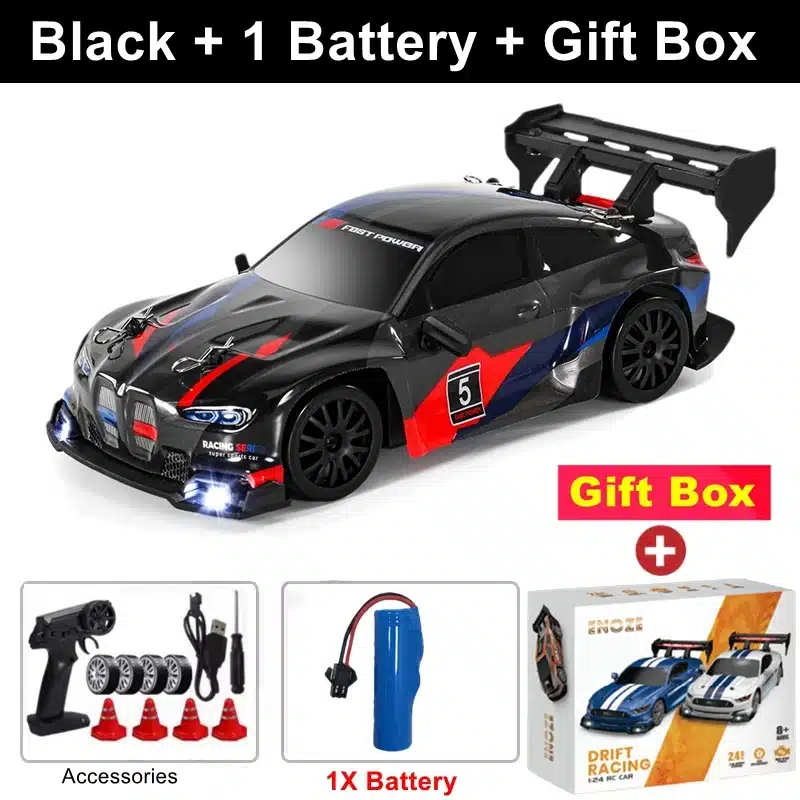 4WD RC Car With LED Remote Control Cars High Speed Fast Drift Racing 2.4G Radio RTR Vehicle GTRPRO Model Toy Kids Children Gift - 画像 (22)