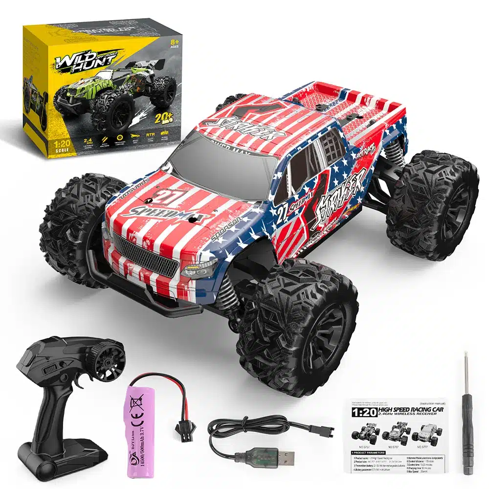 1:20 Off Road RC Car 2.4G Radio Remote Control Cars RTR High Speed Climbing Drift Remote Control Monster Truck Toys for Children - 画像 (7)
