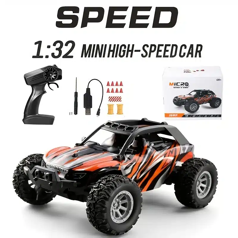 1:32Proportion Remote Control Car, Remote Control Car Max 20 Km/h, 2.4Ghz High-Speed All-terrain Outdoor Electric Toy Car - 画像 (6)