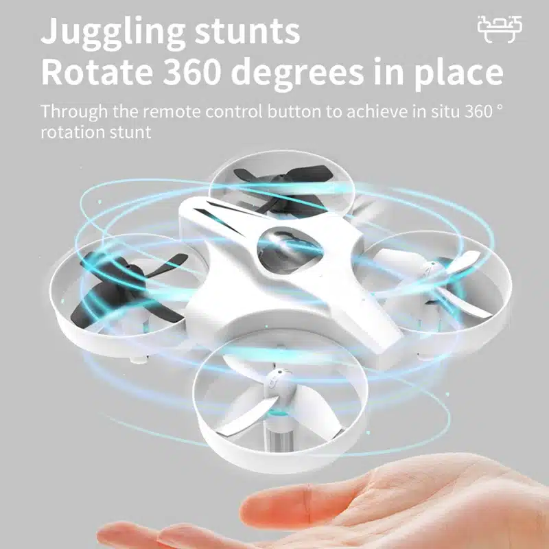 Mini Rc Drone 4Ch 6-Axis Headless Mode Helicopter 360 Degree Flip Remote Control Quadcopter Toys Plane UFO Mini Drone for Kids - 画像 (5)
