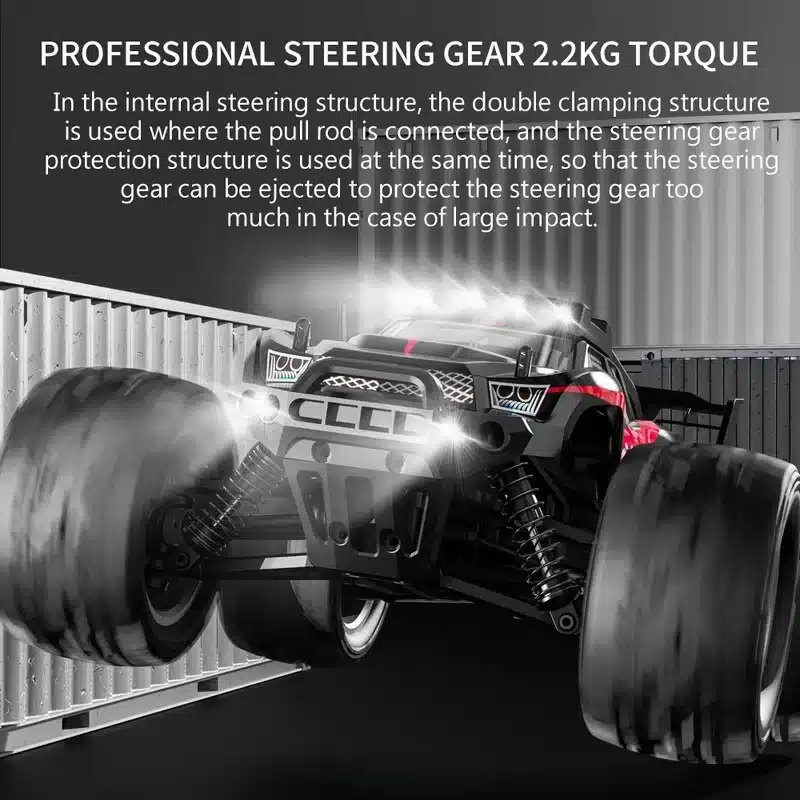 KF15 KF11 4WD RC Car 1:16 Off Road Professional 2.4G High Speed Racing With LED Light Remote Control Car Drift Monster Truck Toy - 画像 (3)