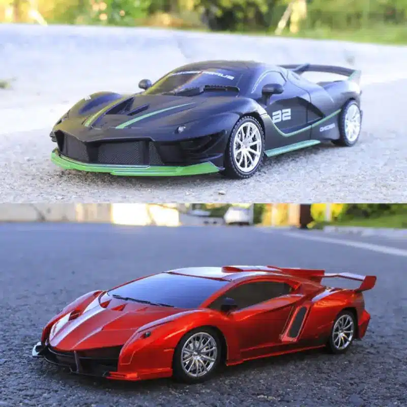 1/18 RC Car LED Light 2.4G Radio Remote Control Sports Cars For Children Racing High Speed Drive Vehicle Drift Boys Girls Toys - 画像 (6)