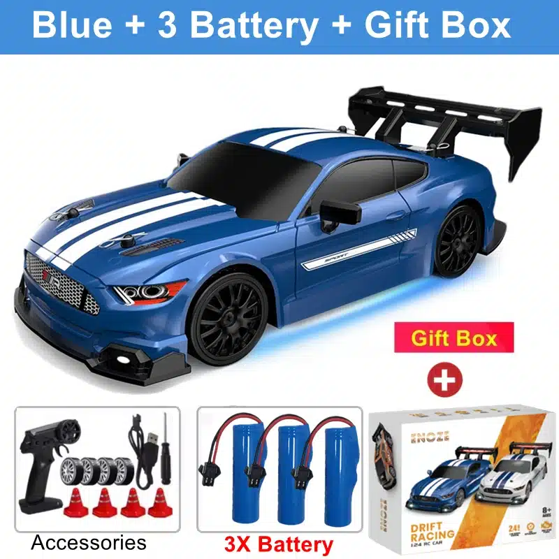 4WD RC Car With LED Remote Control Cars High Speed Fast Drift Racing 2.4G Radio RTR Vehicle GTRPRO Model Toy Kids Children Gift - 画像 (11)