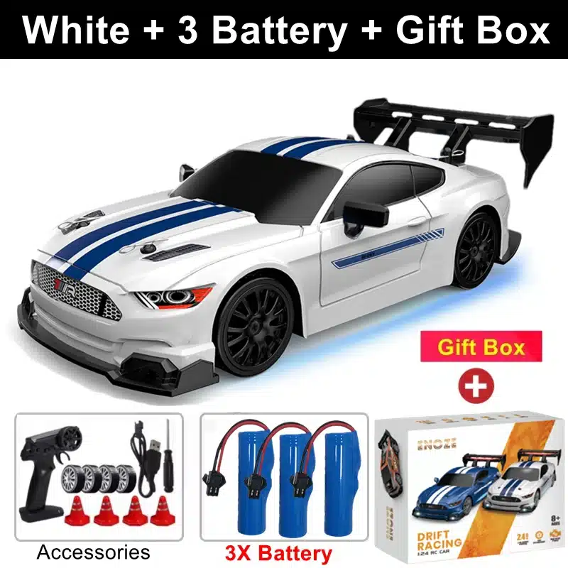 4WD RC Car With LED Remote Control Cars High Speed Fast Drift Racing 2.4G Radio RTR Vehicle GTRPRO Model Toy Kids Children Gift - 画像 (8)