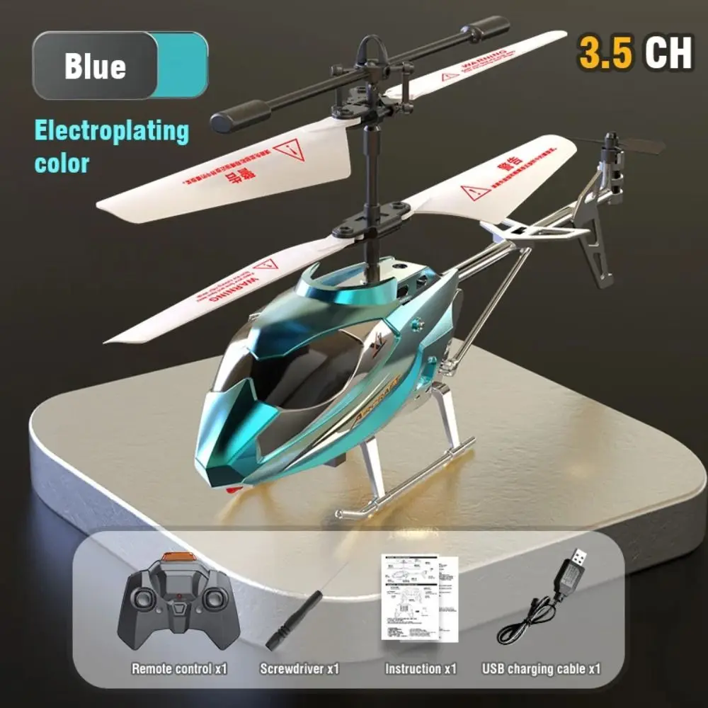 RC Helicopter 3.5CH 2.5CH Remote Control Airplane USB Charging Fall Resistant Collision Wireless Aircraft Children's Day Gifts - 画像 (5)