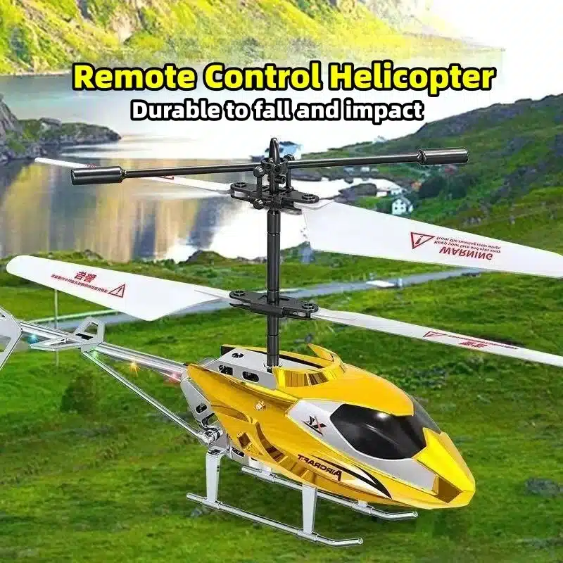 3.5CH RC Helicopter XK913 Light Up Fall Resistant Kids Flying Toy Beginner Friendly Remote Control Gift for Boys Ages 6+ - 画像 (3)