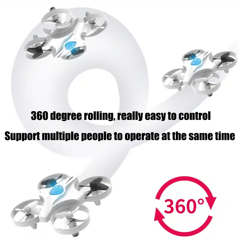 Mini Rc Drone 4Ch 6-Axis Headless Mode Helicopter 360 Degree Flip Remote Control Quadcopter Toys Plane UFO Mini Drone for Kids - 画像 (2)