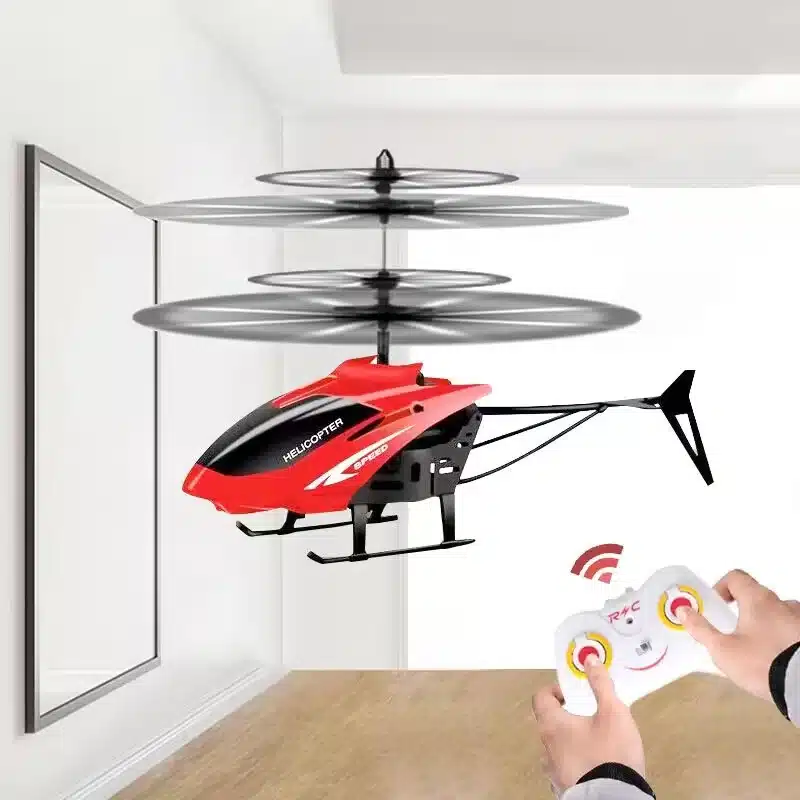 Remote Control Airplane Helicopter Flying Mini Interaction Airplane Gesture Sensing Children Flashing Light Aircraft Kids Toy - 画像 (5)