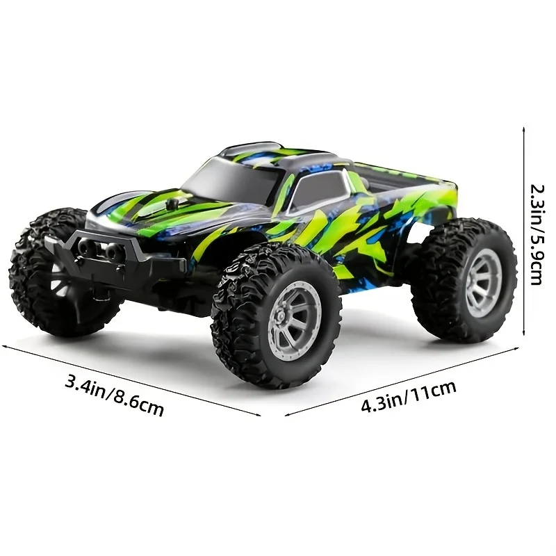 1:32Proportion Remote Control Car, Remote Control Car Max 20 Km/h, 2.4Ghz High-Speed All-terrain Outdoor Electric Toy Car - 画像 (2)