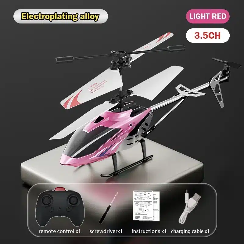 2.5/3.5Ch Rc Helicopter Plane 2.4G Remote Control Aircraft Fall-Proof Cool Lights Drone Airplane Model Children Birthday Gifts - 画像 (9)