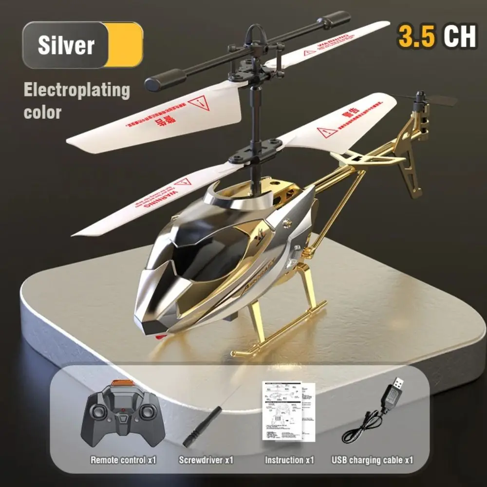 RC Helicopter 3.5CH 2.5CH Remote Control Airplane USB Charging Fall Resistant Collision Wireless Aircraft Children's Day Gifts - 画像 (7)