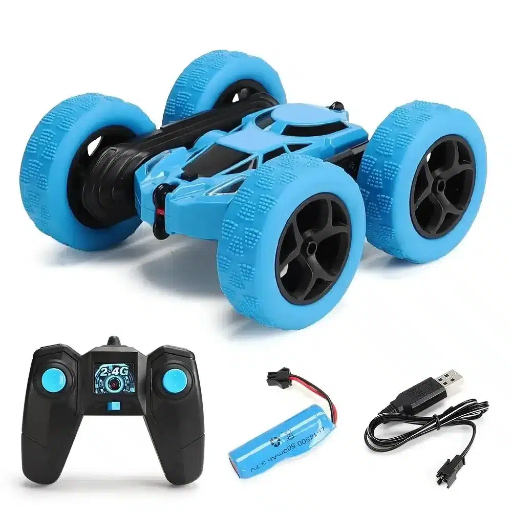 RC Stunt Car Children Double Sided Flip 2.4G Remote Control 360 Deree Rotation Off Road Drift RC Car Gifts For Kids Adults Boys - 画像 (6)