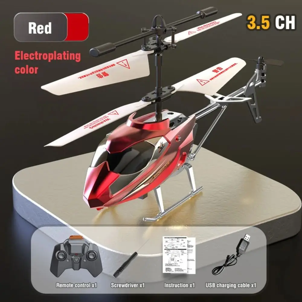 RC Helicopter 3.5CH 2.5CH Remote Control Airplane USB Charging Fall Resistant Collision Wireless Aircraft Children's Day Gifts - 画像 (4)