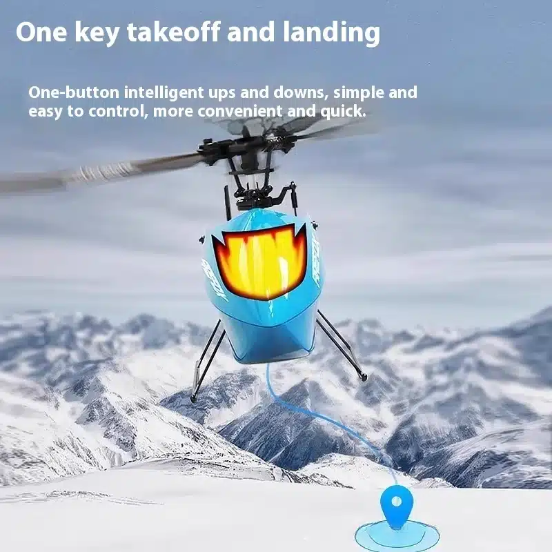 Helicopter Novice White Entry Machine Rc Era Remote Control Helicopter C129 Single Propeller Aileron-Free Boy Holiday Gift - 画像 (6)