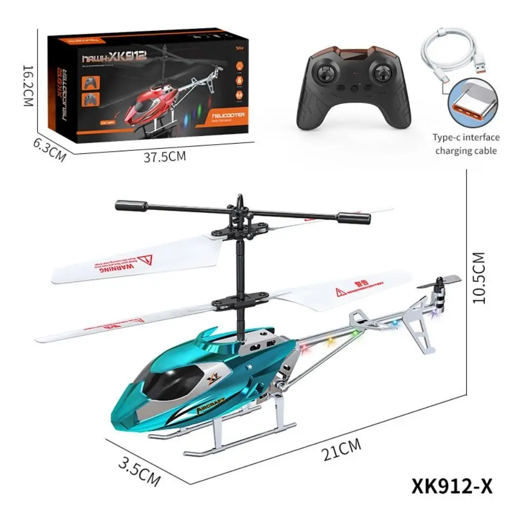 RC Helicopter 3.5CH 2.5CH Remote Control Airplane USB Charging Fall Resistant Collision Wireless Aircraft Children's Day Gifts - 画像 (10)