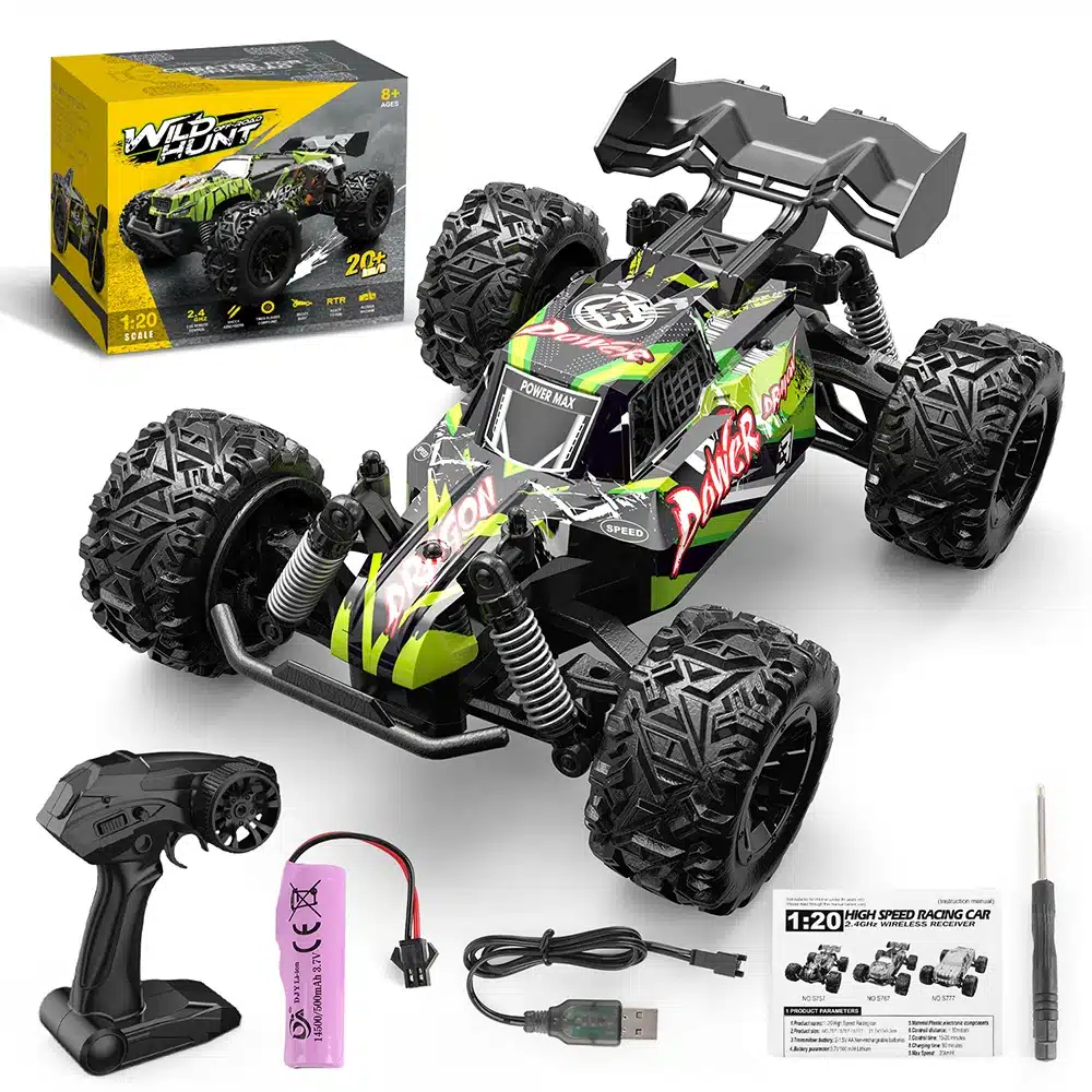 1:20 Off Road RC Car 2.4G Radio Remote Control Cars RTR High Speed Climbing Drift Remote Control Monster Truck Toys for Children - 画像 (10)
