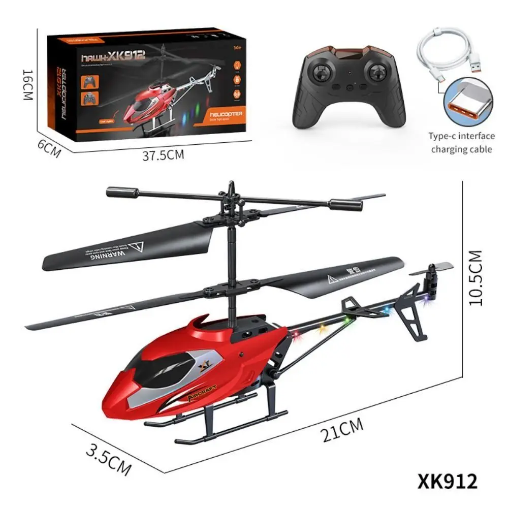 RC Helicopter 3.5CH 2.5CH Remote Control Airplane USB Charging Fall Resistant Collision Wireless Aircraft Children's Day Gifts - 画像 (12)