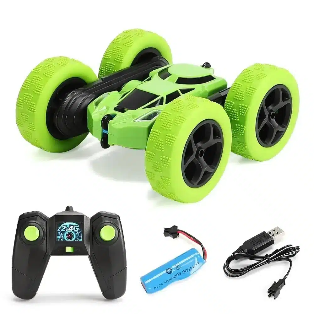 RC Stunt Car Children Double Sided Flip 2.4G Remote Control 360 Deree Rotation Off Road Drift RC Car Gifts For Kids Adults Boys - 画像 (7)