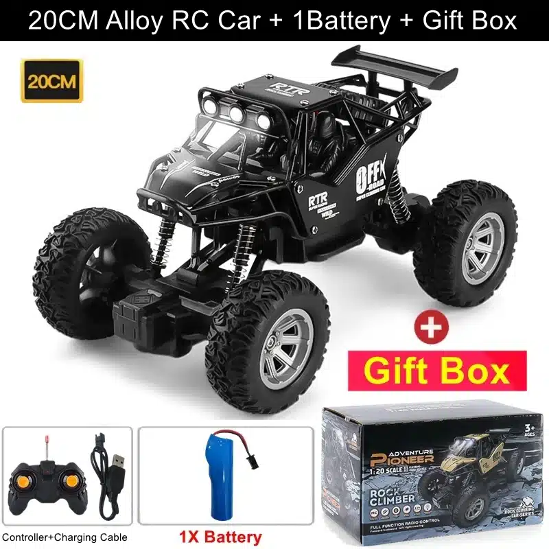 4WD Remote Control Car With Led Lights Radio RC Buggy Off-Road Drift Trucks RTR Vehicle Gifts Toys for Children Boys Kids Adults - 画像 (11)