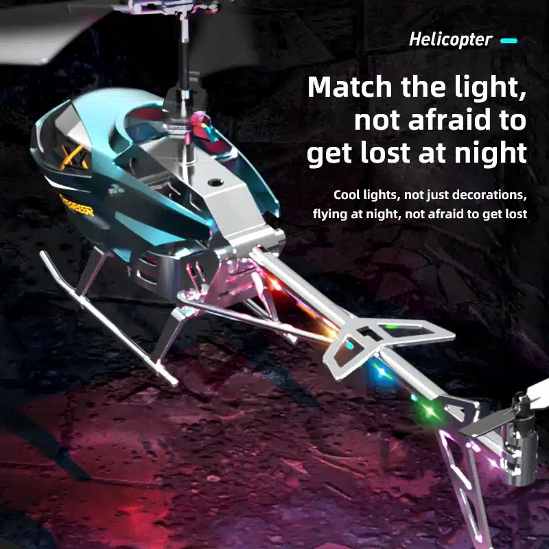3.5CH RC Helicopter XK913 Light Up Fall Resistant Kids Flying Toy Beginner Friendly Remote Control Gift for Boys Ages 6+ - 画像 (6)