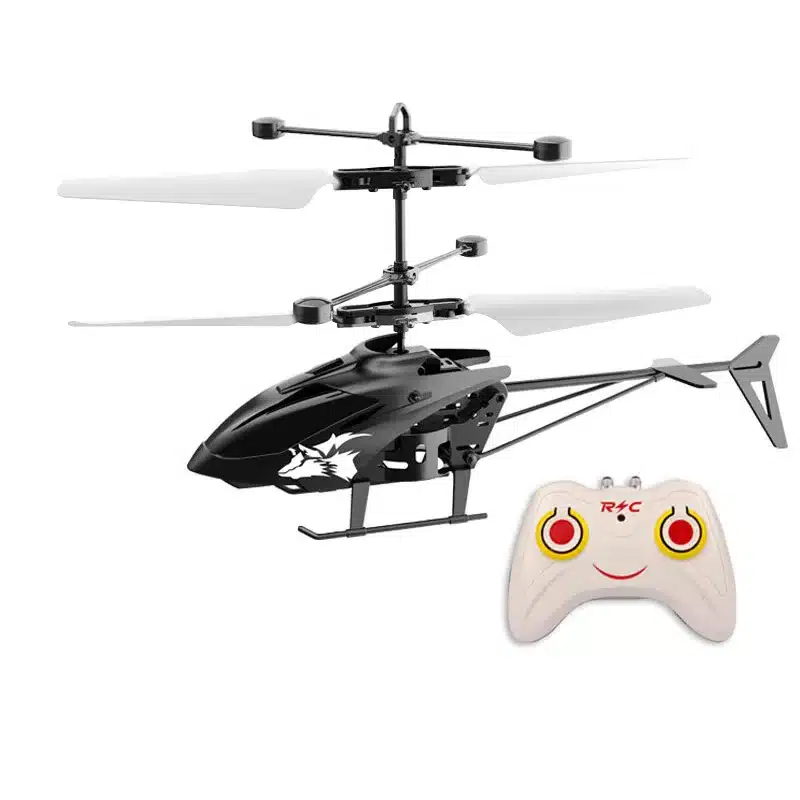 Remote Control Airplane Helicopter Flying Mini Interaction Airplane Gesture Sensing Children Flashing Light Aircraft Kids Toy - 画像 (10)