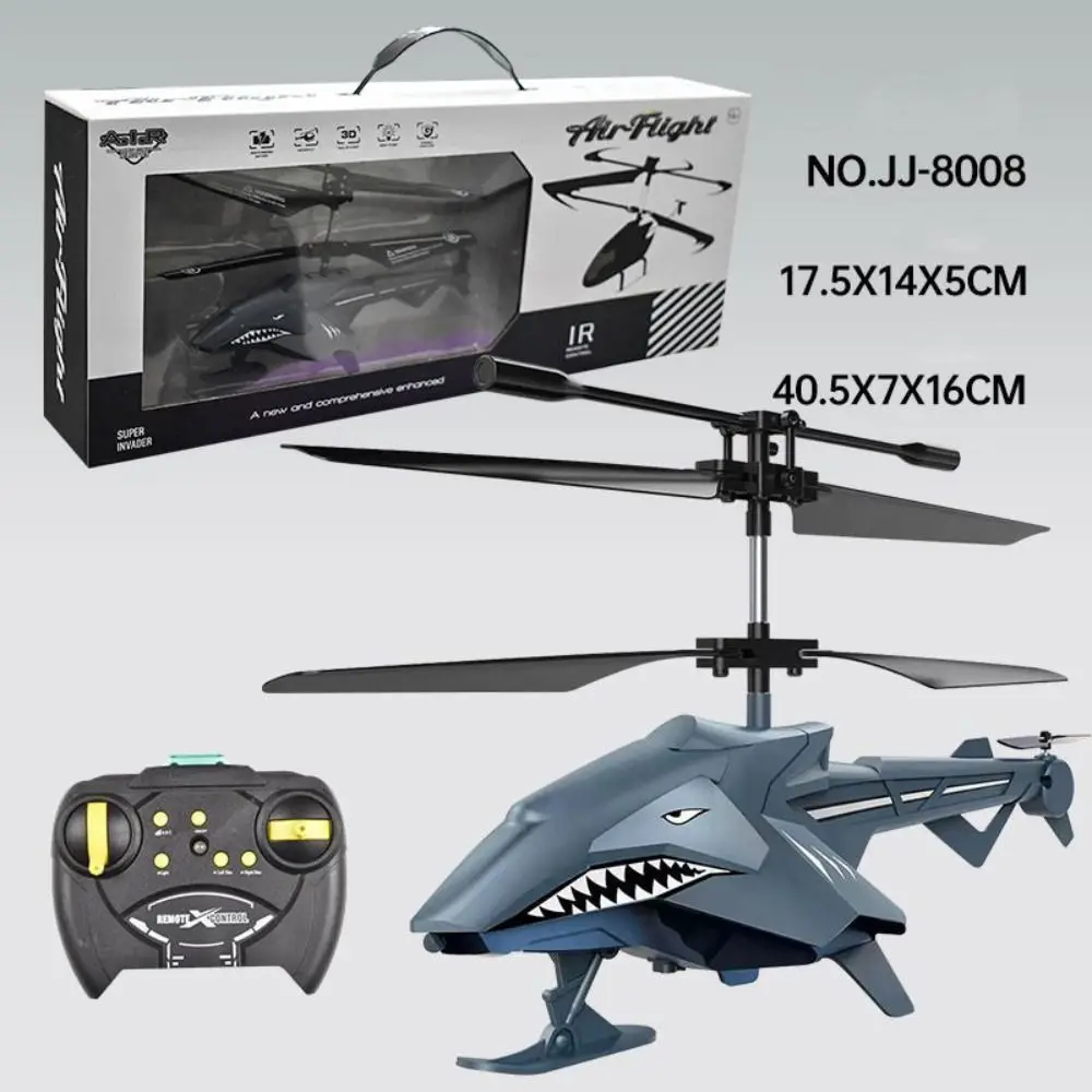 RC Helicopter 2.5CH Anti-Jamming System One Key Take Off Fall Resistance Remote Control Airplane Toys - 画像 (8)