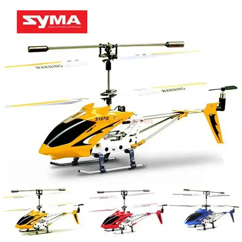 New 20cm Syma Remote Controlled Helicopter S107g Three Channels Twin Paddle Multi-Function Remote Control Plane Toy Model Gift - 画像 (3)